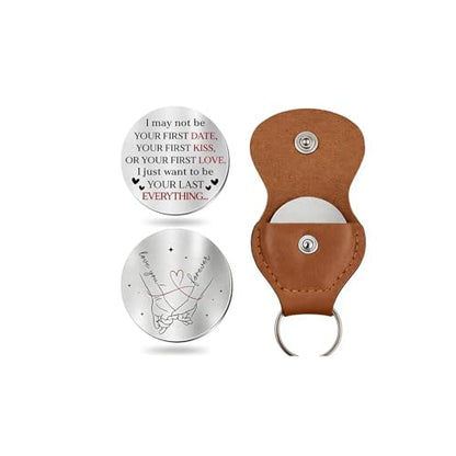 Your Last Everything Couple Coin, Love You Forever for Him And Her Pocket Hug Token Valentine Accessory Gift Jewelry