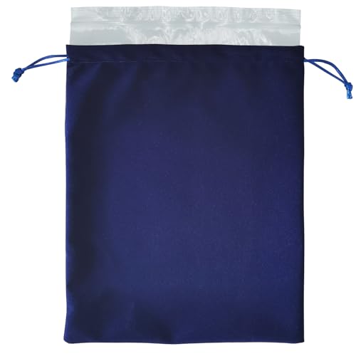 Blue Velvet Cremains Urn Bag for Human Ashes - For Use Inside the Urn - Size 10" X 12" (230 Cubic Inches Capacity) - Includes a Resealable PE Material Ashes Storage Bag - color: Blue