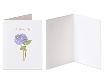 Papyrus Sympathy Cards with Envelopes, Vase and Peace (2-Count) - color: Vase and Peace