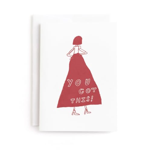 Minted | Blank Greeting Card, Encouragement, 5x7 w/Envelope | You Got This | Independent Artist-Designed with Quality Materials - color: You Got This