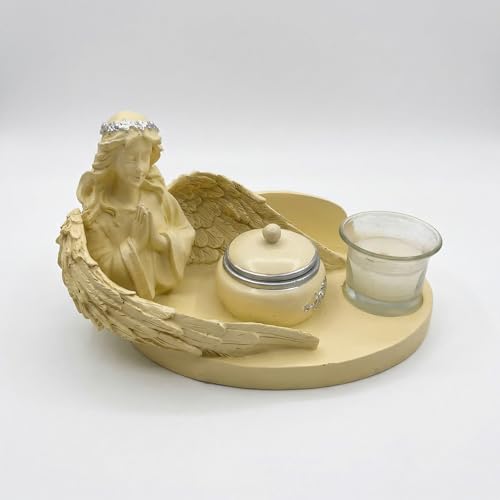 Angel Figurine Tea Light Candle Holder
