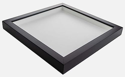 4x6 Inch Black Shadowbox Frame Display Box Frame Interior Size 4x6 Inch by 3/4" Depth | Includes Complimentary Shatter Resistant Acrylic Glass, Foamboard Backing & Hanging Hardware - 4x6 Inch Frame - size: 4x6