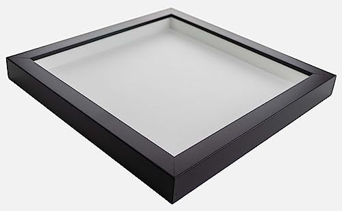 4x10 Shadow Box Black Frame | Interior Size 4x10 in by 3/4" Depth - This Black Frame is Made to Display Items Up to 3/4" Depth Includes Shatter Resistant Acrylic, Backing, Hardware - size: 4x10