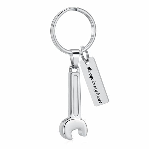 Oinsi Men's Cremation Jewelry Made Of 316L Stainless Steel Hammer Memorial Urn Necklace Pendant Keepsake Holder Jewelry For Ashes - color: B-Silver