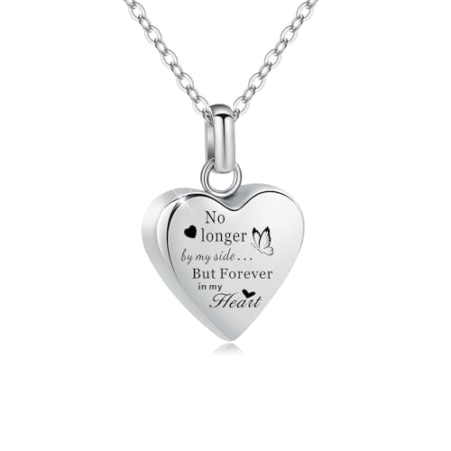 Heart Urn Necklaces for Ashes Cremation Jewelry for Women Men Human Ash Memorial Keepsake Pendant - color: 1pcs cremation necklace