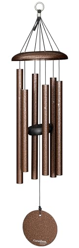 Corinthian Bells 27 Inch Copper Vein Wind Chimes for Outside, Memorial Outdoor Wind Chime with Soothing Tone, Made in USA - color: Copper Vein