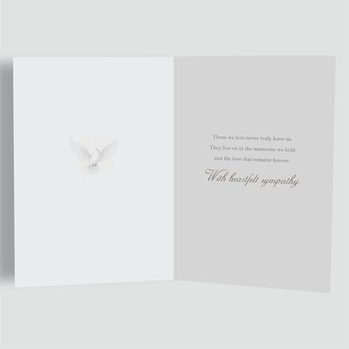 Loss of Wife Sympathy Card With Printed Verse Premium A5 Size UK Made
