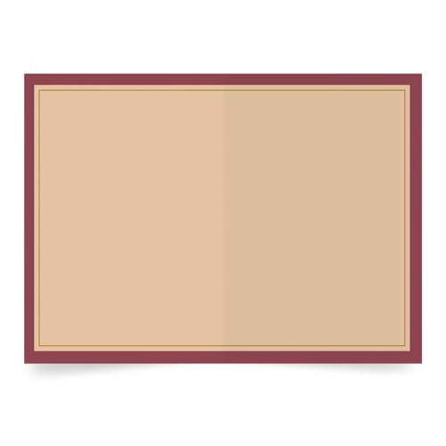 Designer Greetings For Your Words, Blank Cards 6 Pack | Wine Design, Boxed Card Set, Matching Envelopes - color: Wine