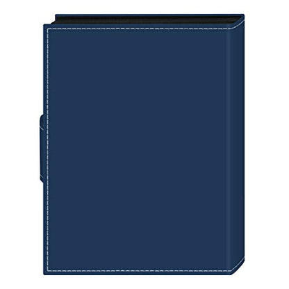 Pioneer Photo Albums EXP-57/BM 36-Pocket 5 by 7-Inch Embroidered "Memories" Strap Sewn Leatherette Cover Photo Album, Mini, Blue (Pack of 6) - size: 8.25inchesx6.125inchesx0.75inches (Pack of 6)