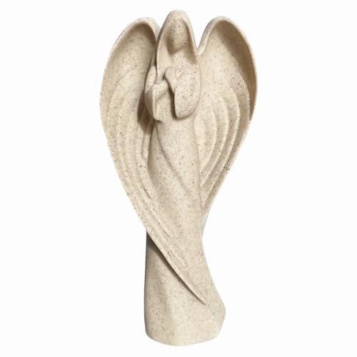 Desert Angel Figurine, 9'' Angel Statue Sympathy Gift Remembrance Figurines, Express Condolences for Loss of Loved One, Garden Home Sculpture Decoration