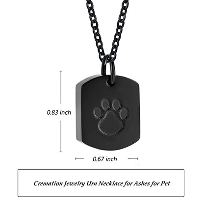 3 Pack Cremation Jewelry Dog Ashes Necklace for Women Men Pet Dog/Cat Urns for Ashes Cremation Jewelry Memorial Locket Gifts for Human