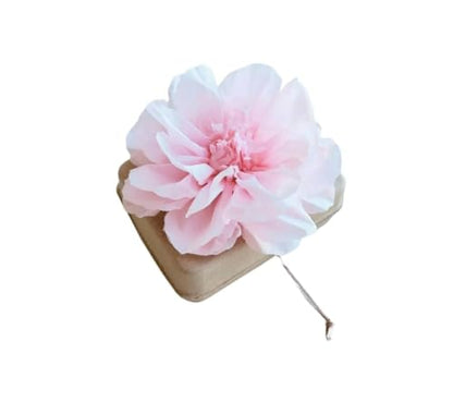 Biodegradable Water Burial Urn Kit with Pink Flower – Cruise Approved Ocean Ashes Scattering Ceremony with Certificate (3 Sizes) (Medium) - size: Medium