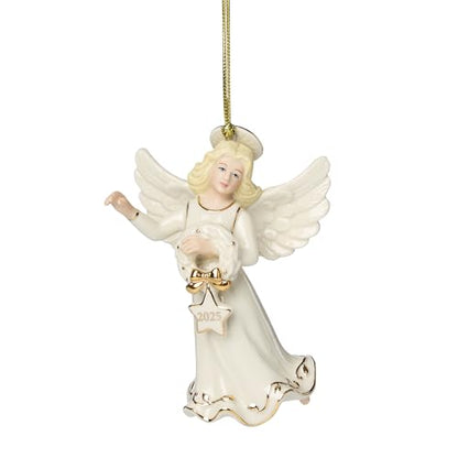 Lenox 897123 2025 Heavenly Angel Ornament, Christmas, Holiday Decorations - style: Angel