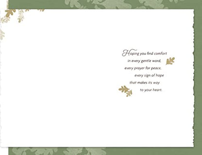 Hallmark Sympathy Card (Hoping You Find Comfort) - color: 10 Cards with Envelopes