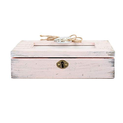 Cottage Garden A Prayer for You Inspirational Blush Pink Distressed Locket Music Box Plays Ave Maria