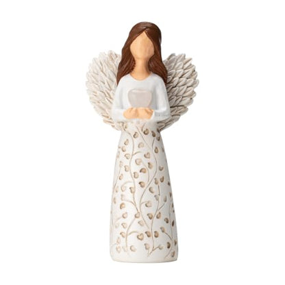 5.9" Sympathy Angel Figurine Remembrance Gift for Loss of Loved One | Remembrance Gift, For Loss of Loved One - color: White03