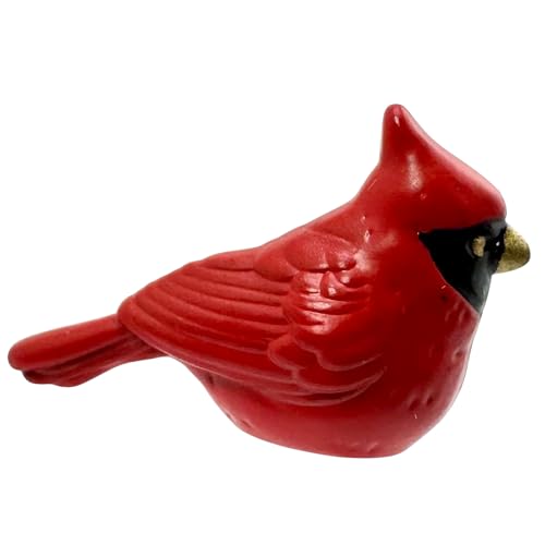Cardinal Charm Set Mini Resin Hand Painted Pocket Trinket Message | Refrigerator Magnet, Sympathy Keepsake Gift For Loss Of Loved One, Remembrance