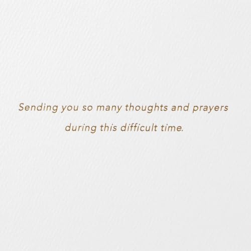 Hallmark Signature Sympathy Card (Many Thoughts and Prayers) - color: Spirit Lives On
