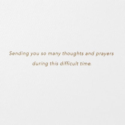 Hallmark Signature Sympathy Card (Many Thoughts and Prayers) - color: Spirit Lives On