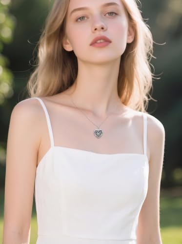 WINNICACA Cremation Jewelry for Ashes Locket Ashes Necklace Urn Necklace for Women Sterling Silver Cremation Necklace for Ashes Fine Keepsake Picture Necklace Memorial Jewelry - style: D07-Hummingbird Urn Necklace