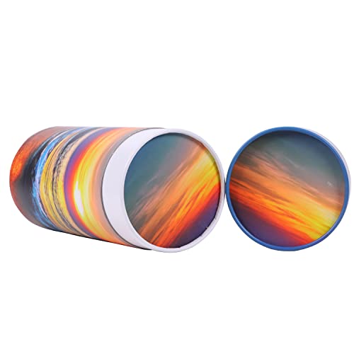 Ocean Sunset Scattering Urn – Biodegradable Scatter Tube for Ashes - Cremation Urn for Adult Ashes (Large) - size: Large