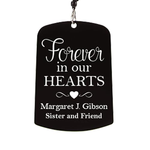 Let's Make Memories Personalized Memorial Sonnet Wind Chime - 38" H - Sympathy - Condolences - style: Forever in Our Hearts