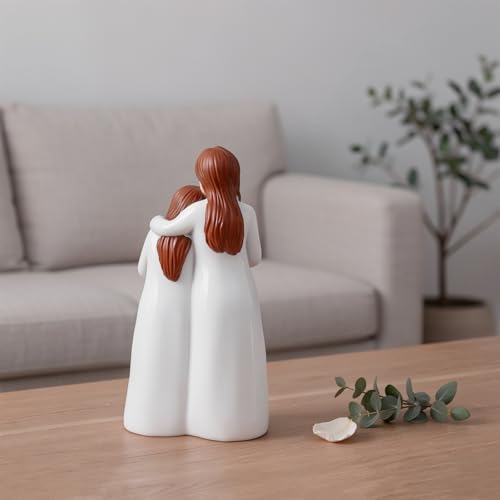 Mother Daughter Gift, Mom and Daughter's Figurines, Mom Birthday Gifts, Sculpted Hand-Painted Figure, Mom's Gifts from Daughter on Birthday, Mother's Day, Christmas, Thanksgiving, Mama Present - color: Mother Daughter Figurines