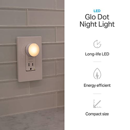 Lights By Night Night Lights Plug into Wall, 2-Pack, LED Plug in Nightlight | Warm White, Dusk to Dawn Sensor, Adults, Kids Room, Bedroom, Bathroom, Nursery, Hallway, Kitchen, 43950 - size: 2 Pack