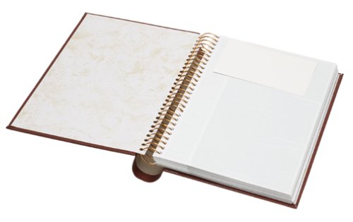 Spiral Bound Photo Album 300 Bi-Directional Memo Pockets Hold 4x6 Photos, Burgundy (Pack of 4) - color: Burgundy, size: 300 Pockets 4"x6" (Pack of 4)