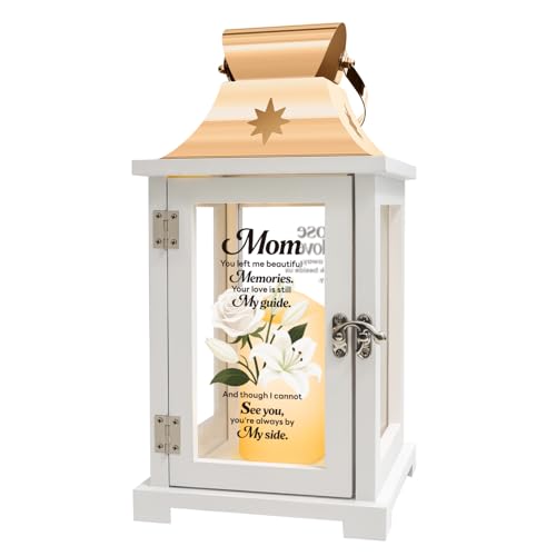 Memorial Lantern, Sympathy Gifts for Loss of Mom, Memorial Gifts, Bereavement Gifts, Celebration of Life, Funeral Lantern for Loss of Mom - color: Mom