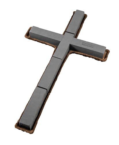 OASIS® Midnight Mache Floral Foam Cross, 30 Inch – Black Ready‑to‑Use Floral Arrangement Base for Memorials, Funerals, Weddings & Event Displays - color: 30 Inch