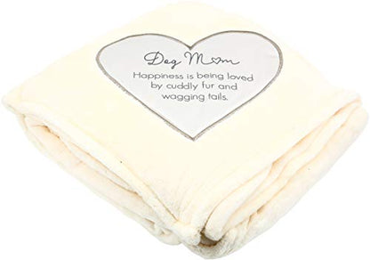 Pavilion Gift Company - Dog Mom Gift Soft Royal Plush Blanket 50x60 Inch - style: Dog Mom