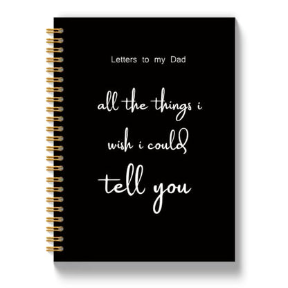 ARESGSDGV-Notebook-496 - color: Lettres to dad Black
