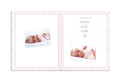 Lil Peach First 5 Years Chevron Baby Memory Book Journal, Pink - style: Chevron Pink