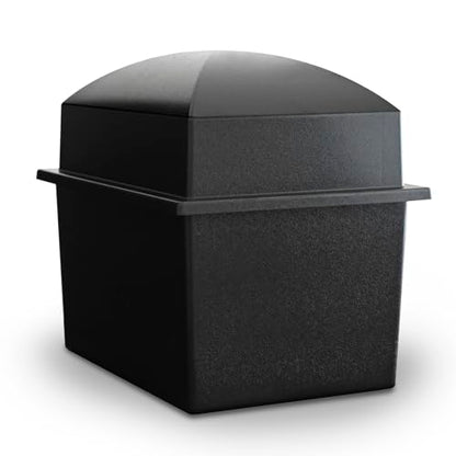 Recycled Urn Vault, Marquis, Carbon - color: Carbon, size: Large