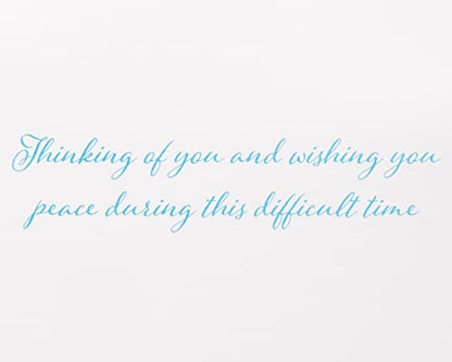 Papyrus Sympathy Card (Wishing You Peace) - color: Wishing You Peace