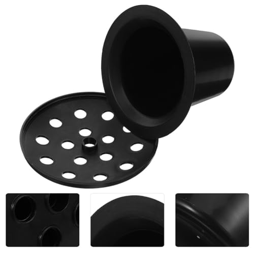HANABASS Cemetery Grave Vase Inserts: 8pcs 16 Holes Cemetery Flowers Holder Graveside Bracket Memorial Day Grave Decorations Cemetery Vases for Graveyard Flower Marker