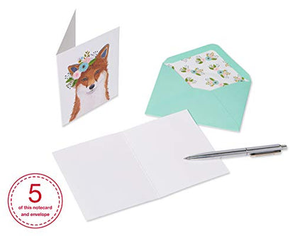 Papyrus Blank Cards with Envelopes, Woodland Animals (20-Count) - color: Woodland Animals