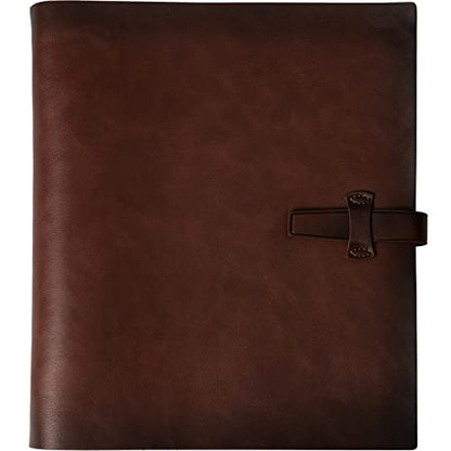 Photo Album 4x6 200 Photos, Genuine Leather Albums Page Refillable with 30 Pieces Writing Paper, Best Gift for Travel Wedding Kids Graduation Baby Picture Album Scrapbook - color: Coffee