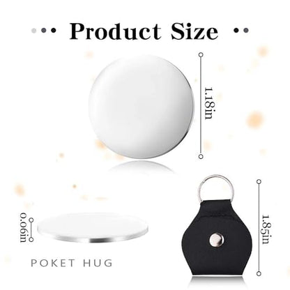 Pocket Hug Token for Women Men Him Birthday Inspirational Gifts for Daughter Friend Long Distance Gifts for Wife Mom - color: Dad Little Girl