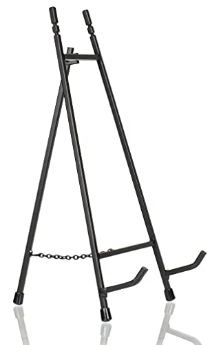 Red Co. 13” Tall Modern Metal Tripod Plate Stand and Art Holder Easel, Black - color: Black, size: Height - 13"