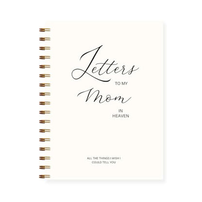 Letters to Heaven Notebook Journal 5.5x8.3, Grief Journal for Women, Memorial Sentimental Gifts, Sympathy Gifts for Loss of Loved One, Spiral Hardcover Notebook(Mom) - color: Mom