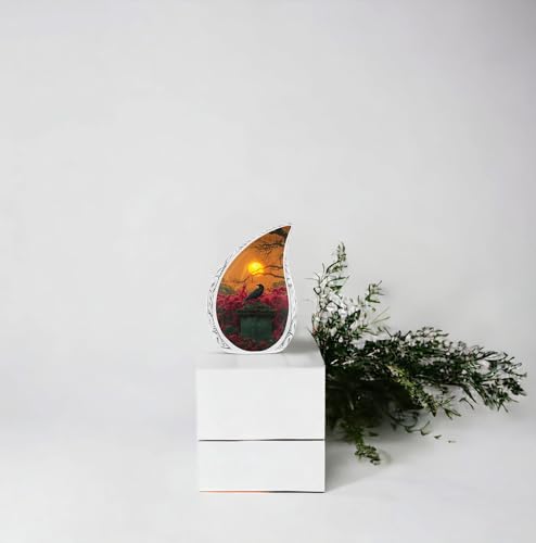 Guardian of The Twilight Garden - Human Cremation Urn - Small Urn - 3 Inch - Pack of 4 - Urn for Ashes Adult Male & Female - Keepsake Urn for Ashes - Burial Urn - Human Urn for Ashes - size: Keepsake-4
