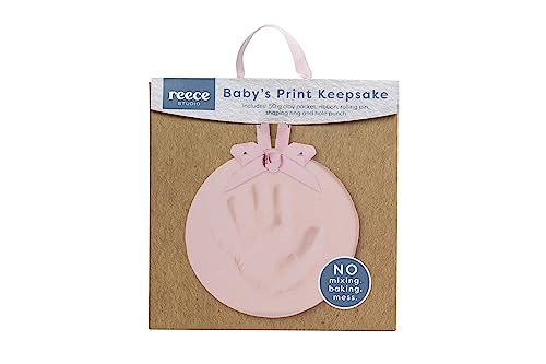 Reece Studio Pink Baby Handprint or Footprint Clay Keepsake Kit - color: Baby's Print Keepsake, Pink, size: One Size