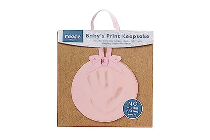 Reece Studio Pink Baby Handprint or Footprint Clay Keepsake Kit - color: Baby's Print Keepsake, Pink, size: One Size
