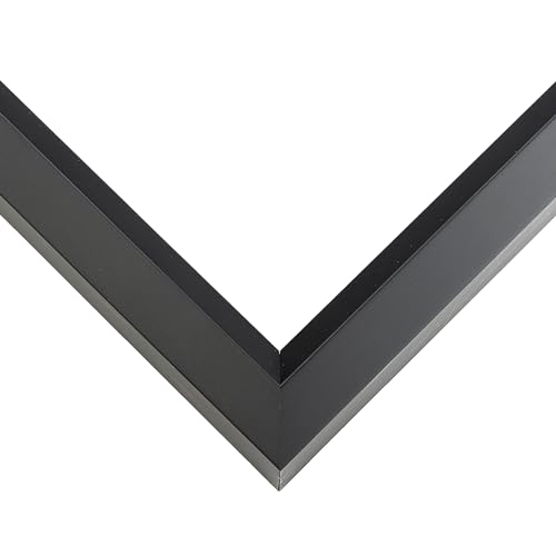 6x8 Black Shadowbox Frame - Interior Size 6x8 by 1.5 Inches Deep - Black Frame is Made to Display Items Up to 1.5 Inches Deep Includes Shatter Resistant Acrylic, Backing, Hardware - size: 6x8