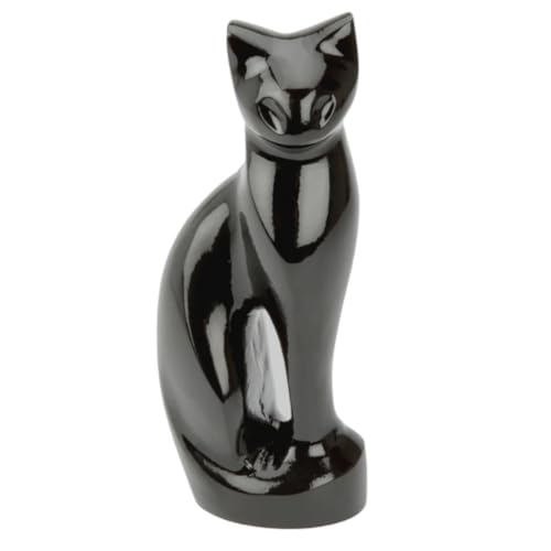 Urns UK Stanley Cat Cremation Urn, Bronze - color: Bronze