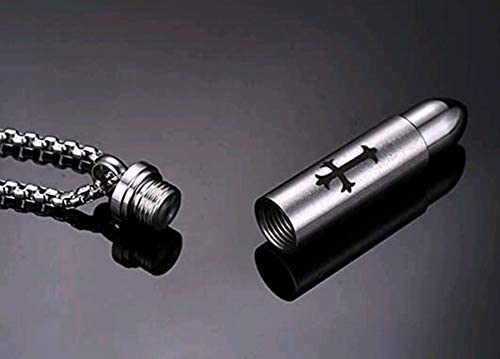 Celtic Cross Bullet Urn Necklaces for Ashes Cremation Jewelry Keepsake Memorial Pendant - style: Mom-Stainless Steel
