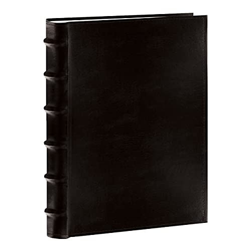Pioneer Sewn Bonded Leather BookBound Bi-Directional Photo Album, Holds 300 4x6" Photos, 3 Per Page. Color: Black. - color: Black, size: 4 x 6 Inch (Pack of 1), style: Photo Album