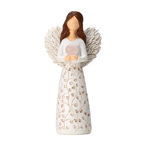 5.9" Sympathy Angel Figurine Remembrance Gift for Loss of Loved One - color: White02